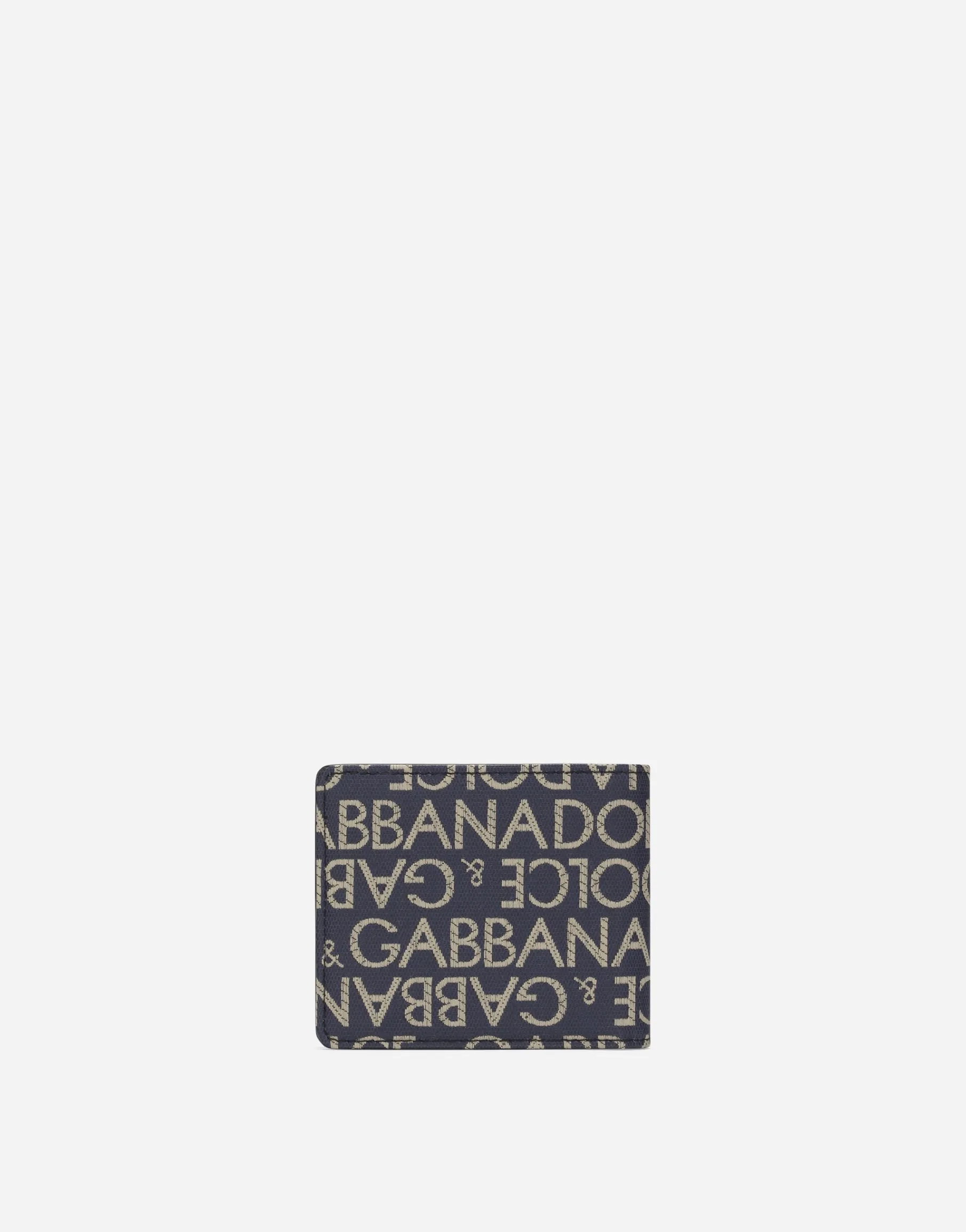 Coated jacquard bifold wallet