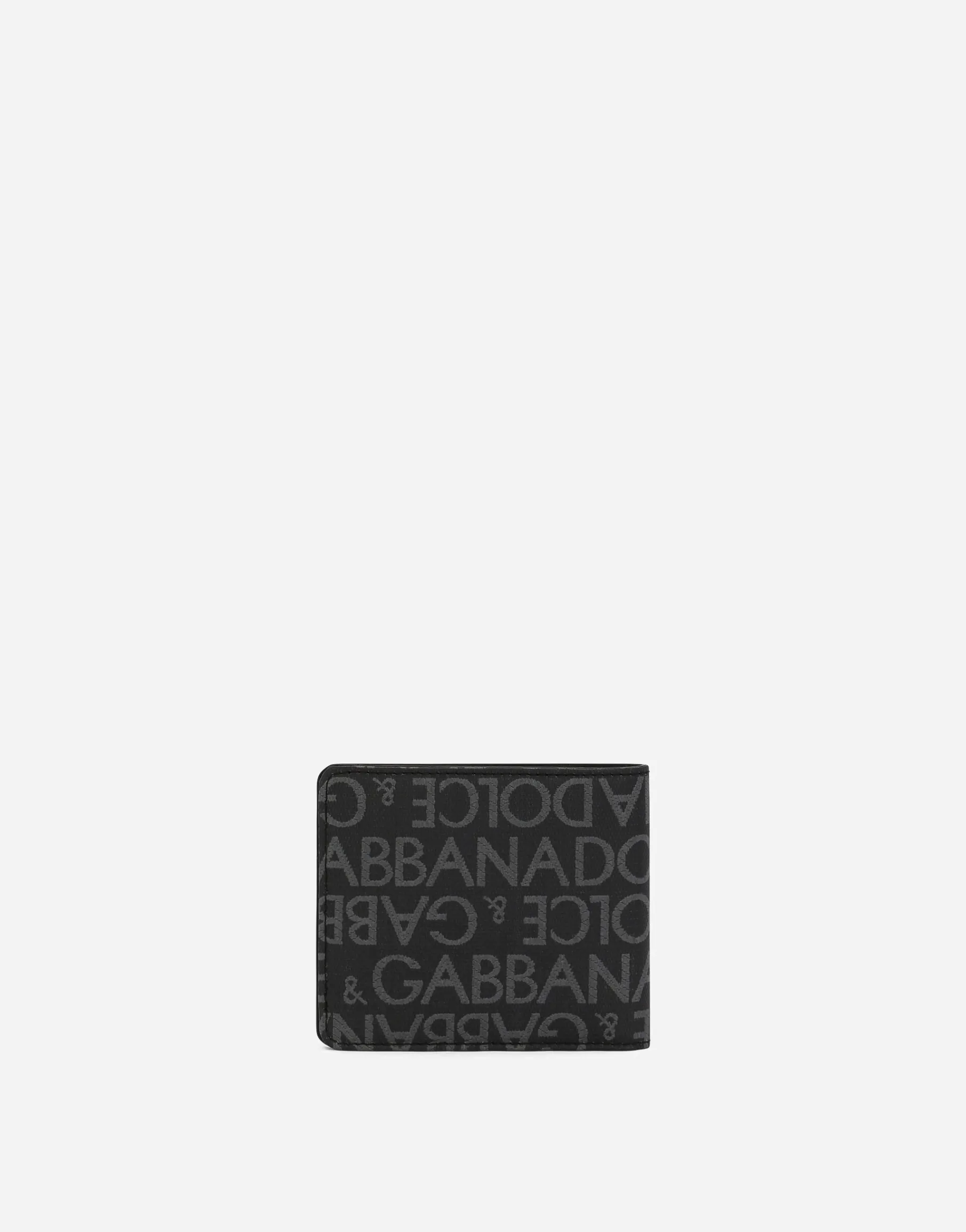 Coated jacquard bifold wallet