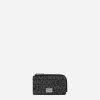 Coated jacquard card holder