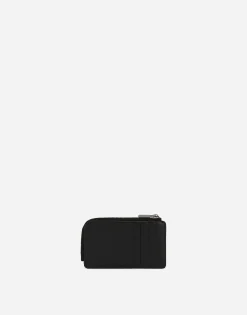 Coated jacquard card holder