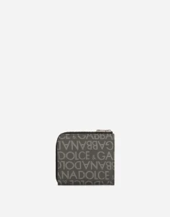 Coated jacquard card holder