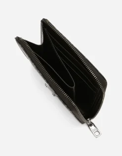 Coated jacquard card holder
