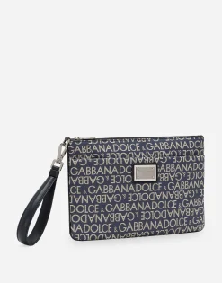 Coated jacquard clutch