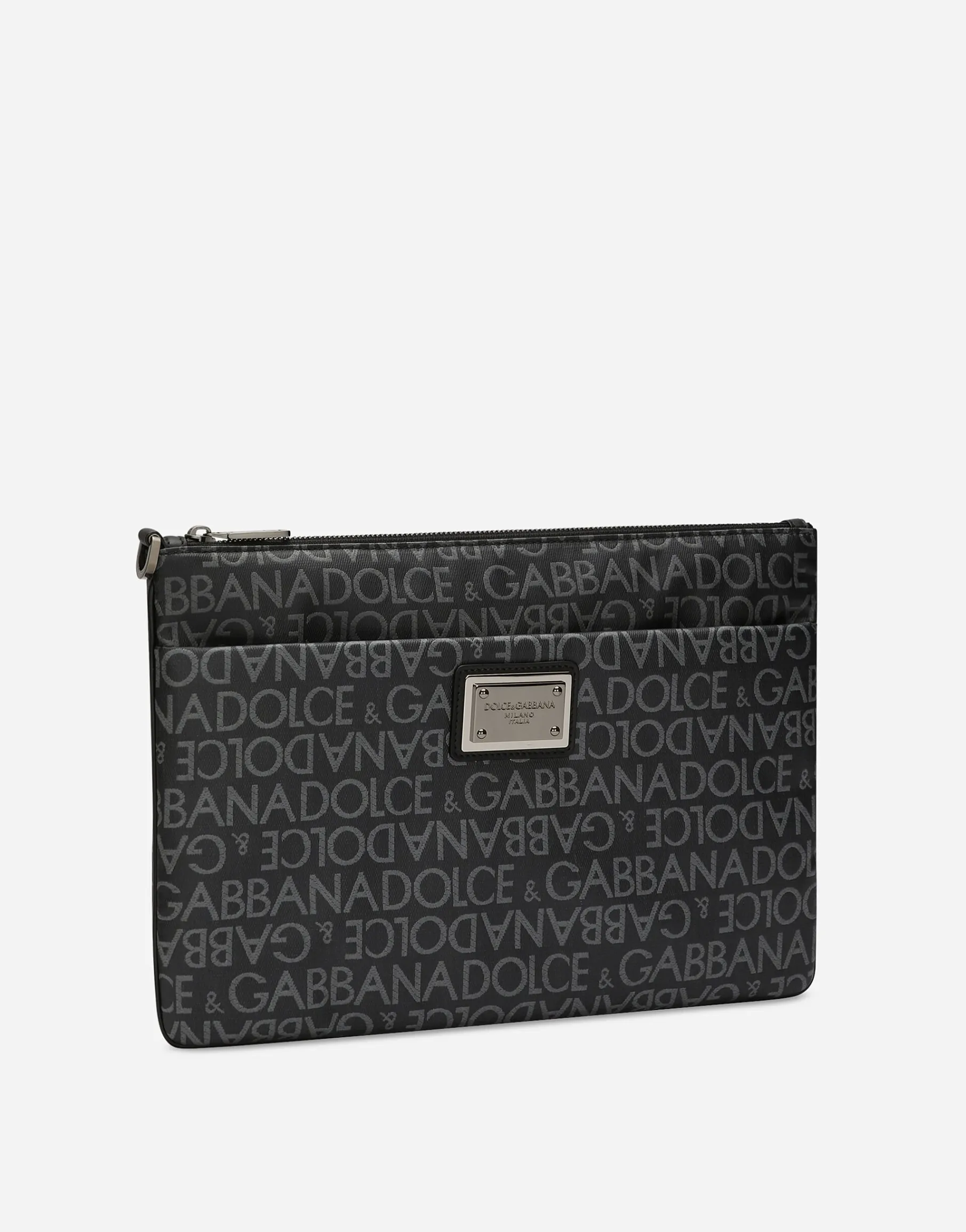 Coated jacquard clutch
