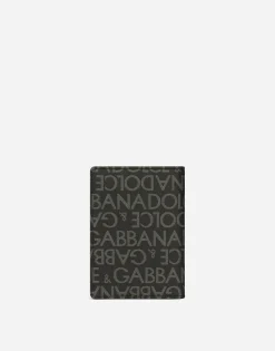 Coated jacquard passport holder