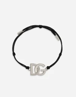 Cord bracelet with large DG logo