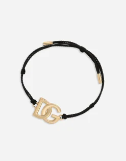 Cord bracelet with large DG logo