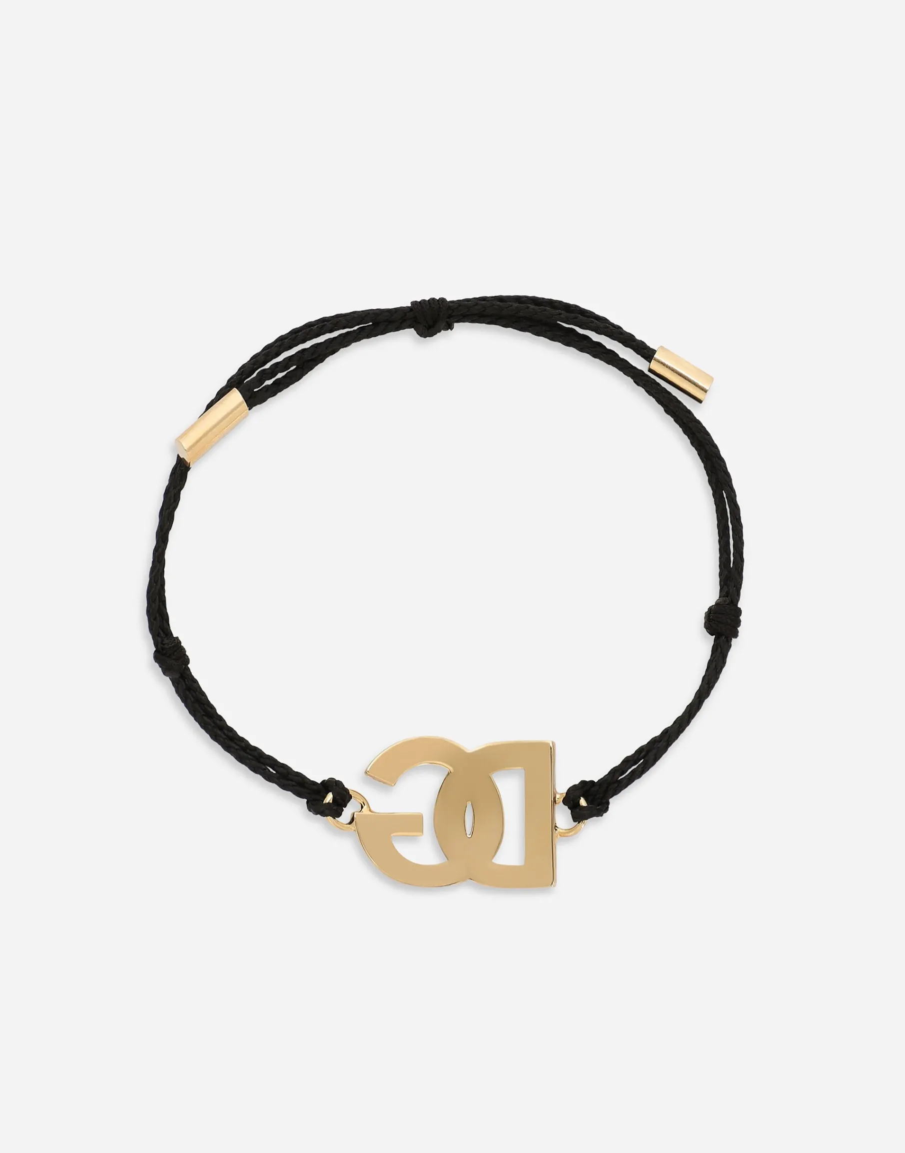 Cord bracelet with large DG logo