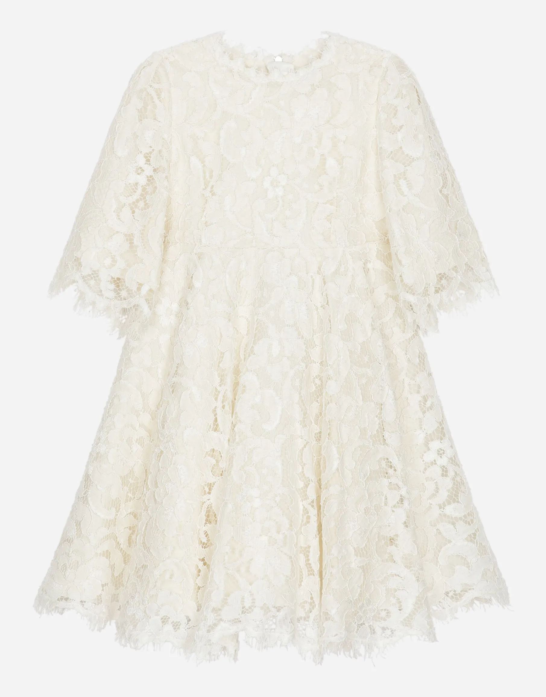 Cordonetto lace midi dress
