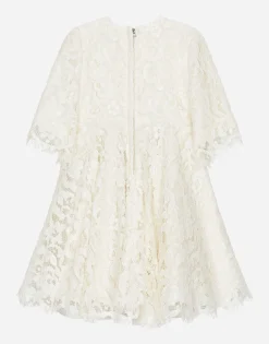 Cordonetto lace midi dress