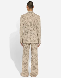 Cordonetto lace pants