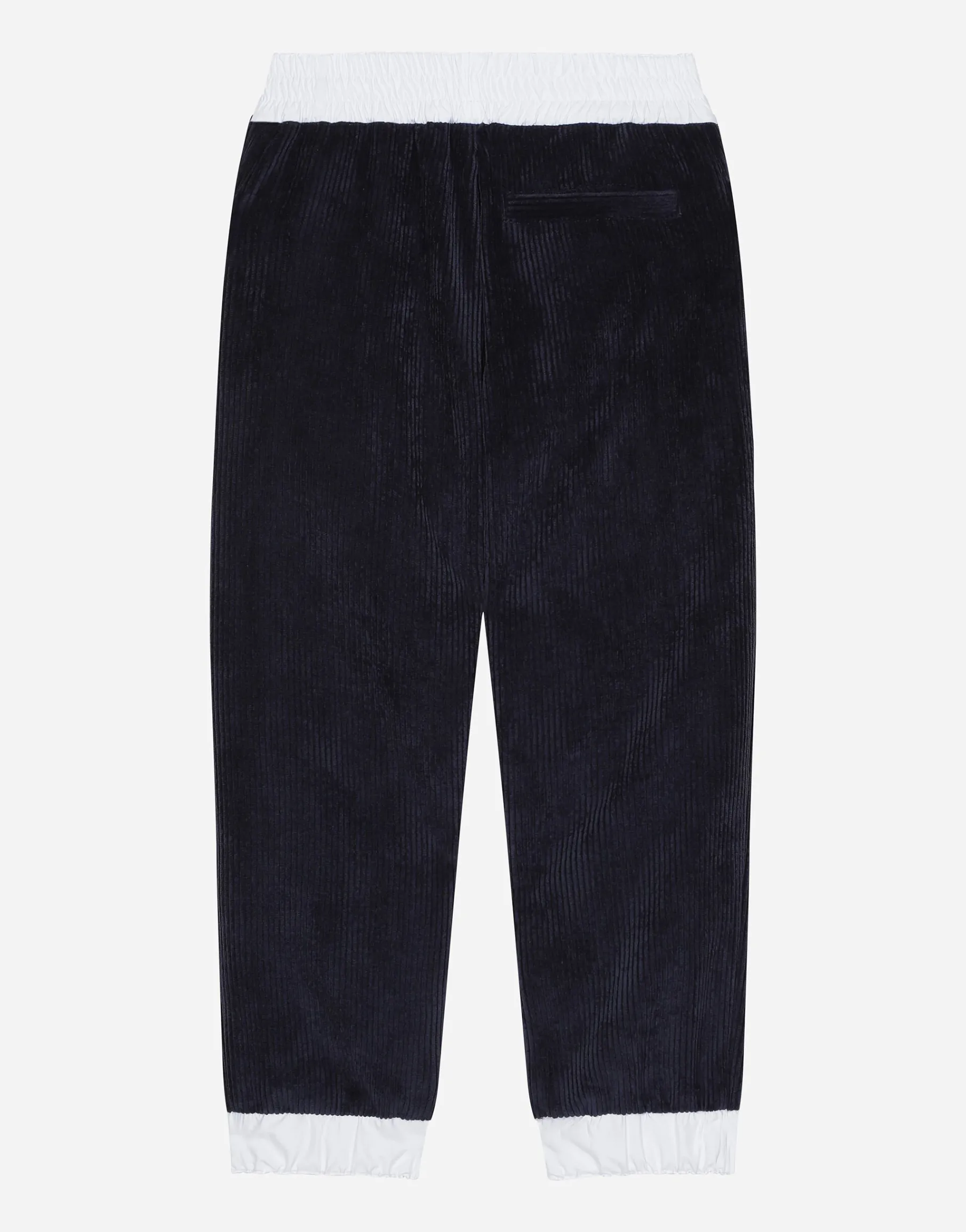 Corduroy jogging pants with DG logo