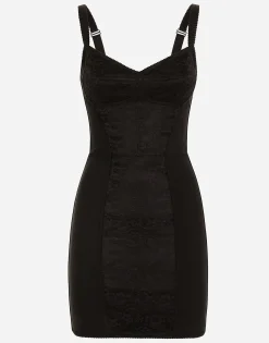 Corset-style slip dress