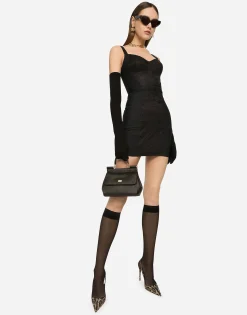 Corset-style slip dress