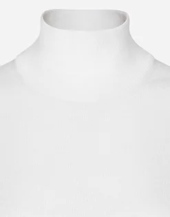 Cotton and silk cropped sweater