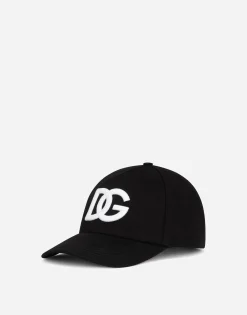 Cotton baseball cap with DG embroidery