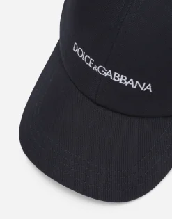 Cotton baseball cap with Dolce&Gabbana logo