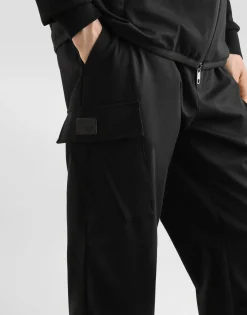 Cotton cargo pants with tag