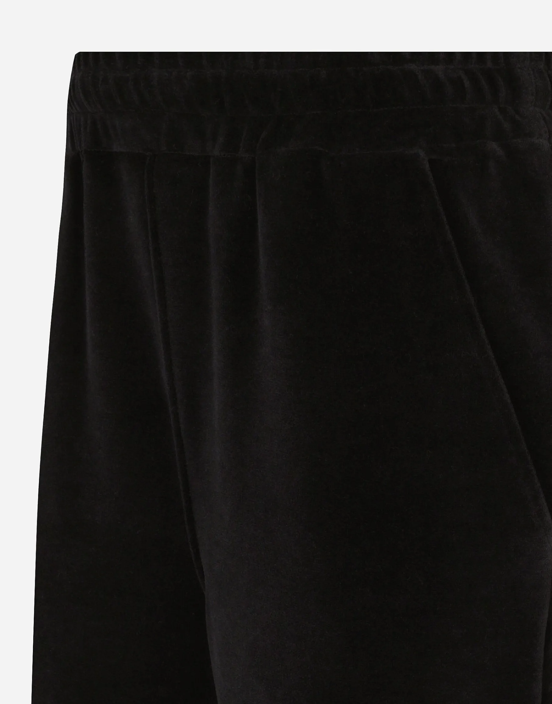Cotton chenille jogging pants with DG logo