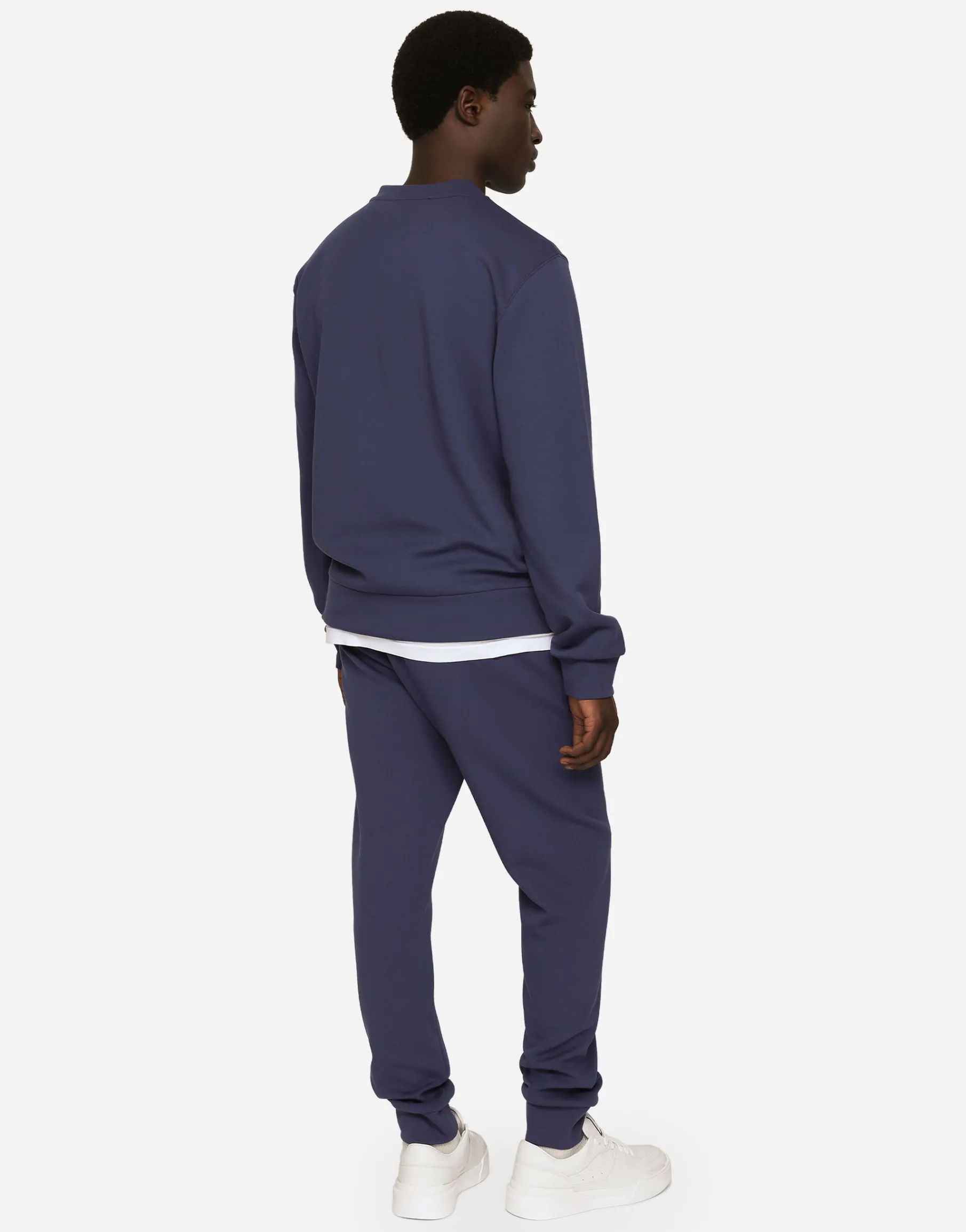 Cotton jersey sweatshirt with embroidery