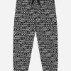 Cotton jogging pants with the all-over logo print