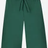 Cotton jogging shorts with logo tag