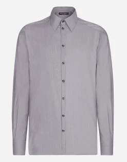 Cotton Martini-fit shirt