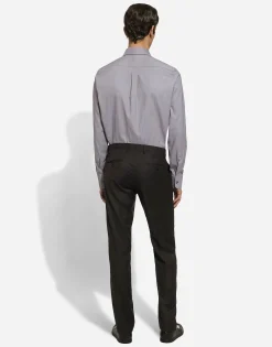 Cotton Martini-fit shirt