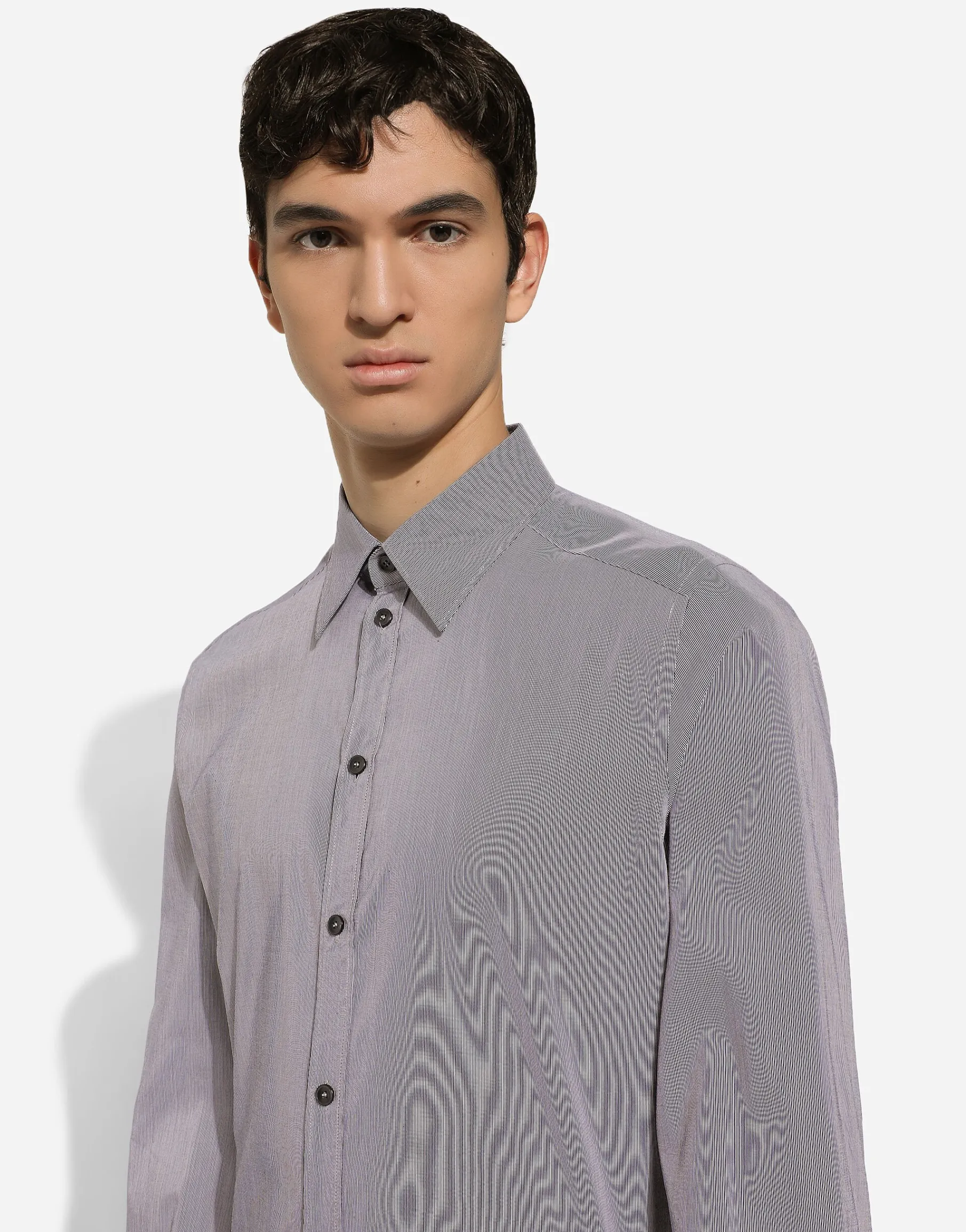 Cotton Martini-fit shirt