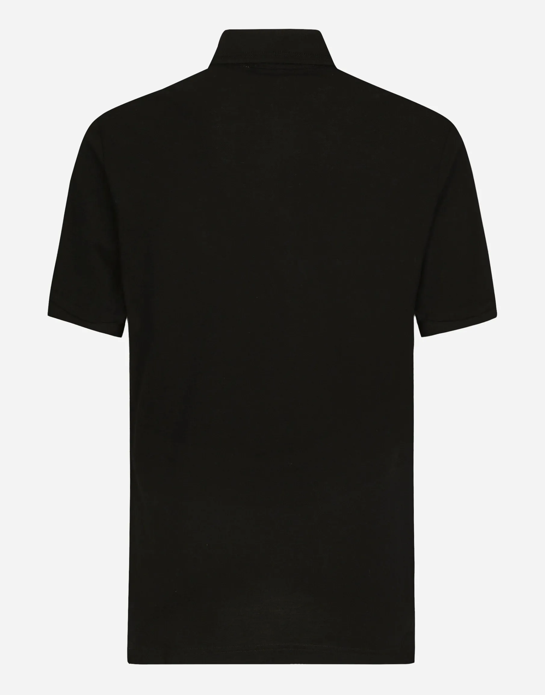 Cotton piqué polo-shirt with embroidery