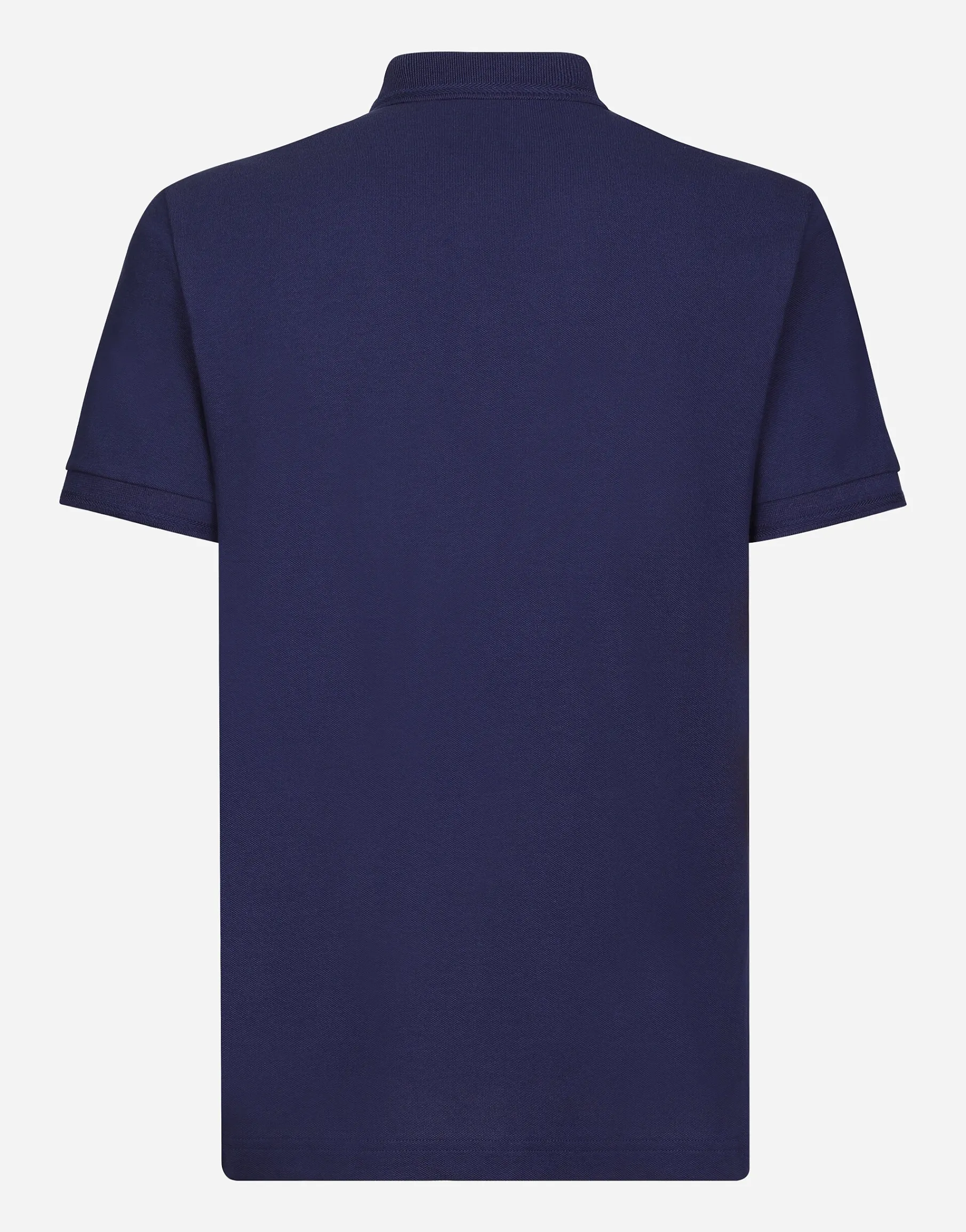 Cotton piqué polo-shirt with embroidery