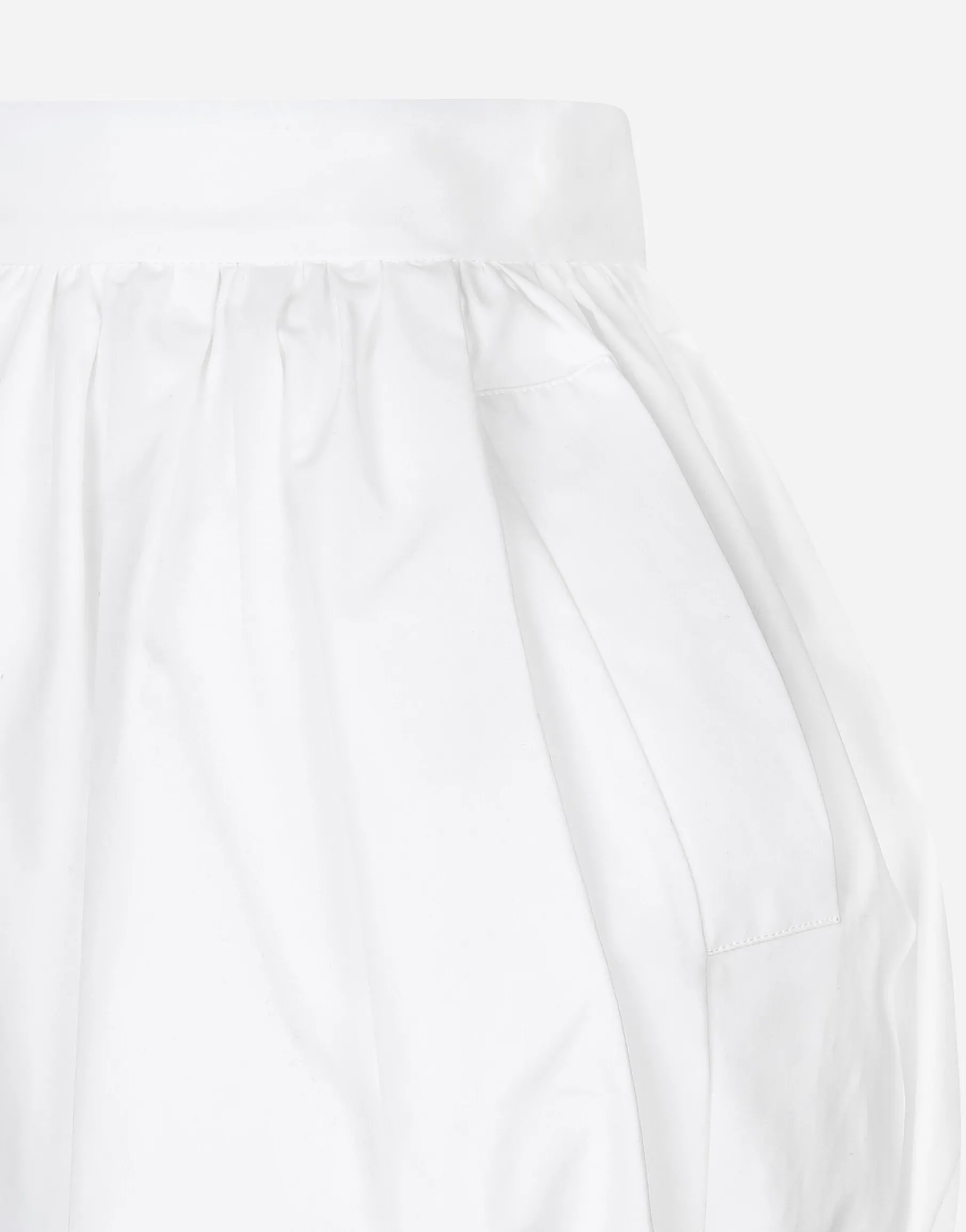 Cotton poplin balloon culottes