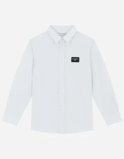 Cotton poplin shirt
