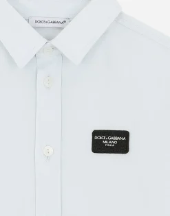 Cotton poplin shirt