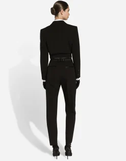 Cotton poplin shirt with piqué shirt front