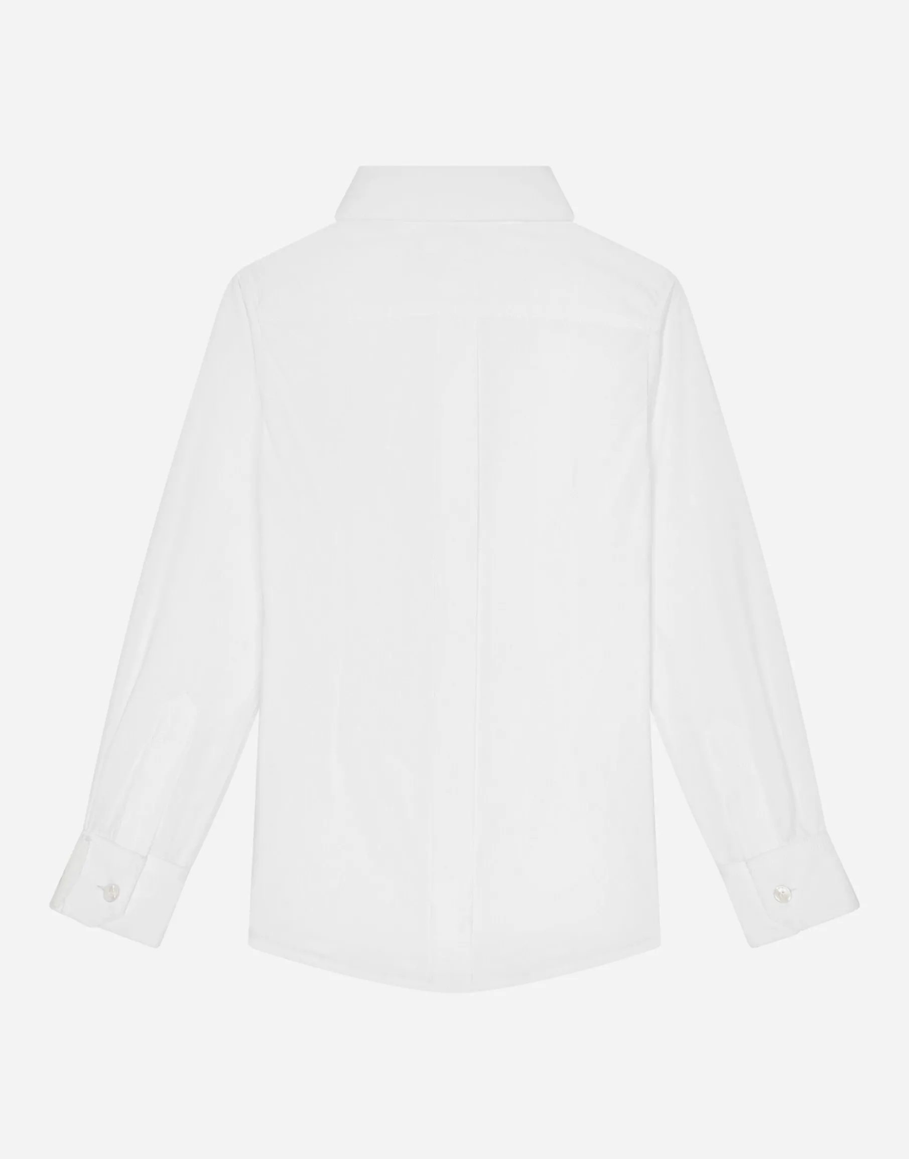 Cotton poplin tuxedo shirt