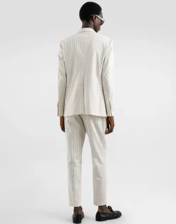 Cotton round-neck sweater with tag