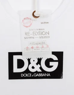 Cotton round-neck T-shirt with patch