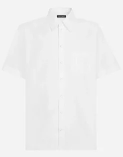 Cotton shirt with DG embroidery
