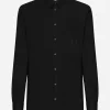 Cotton shirt with DG embroidery