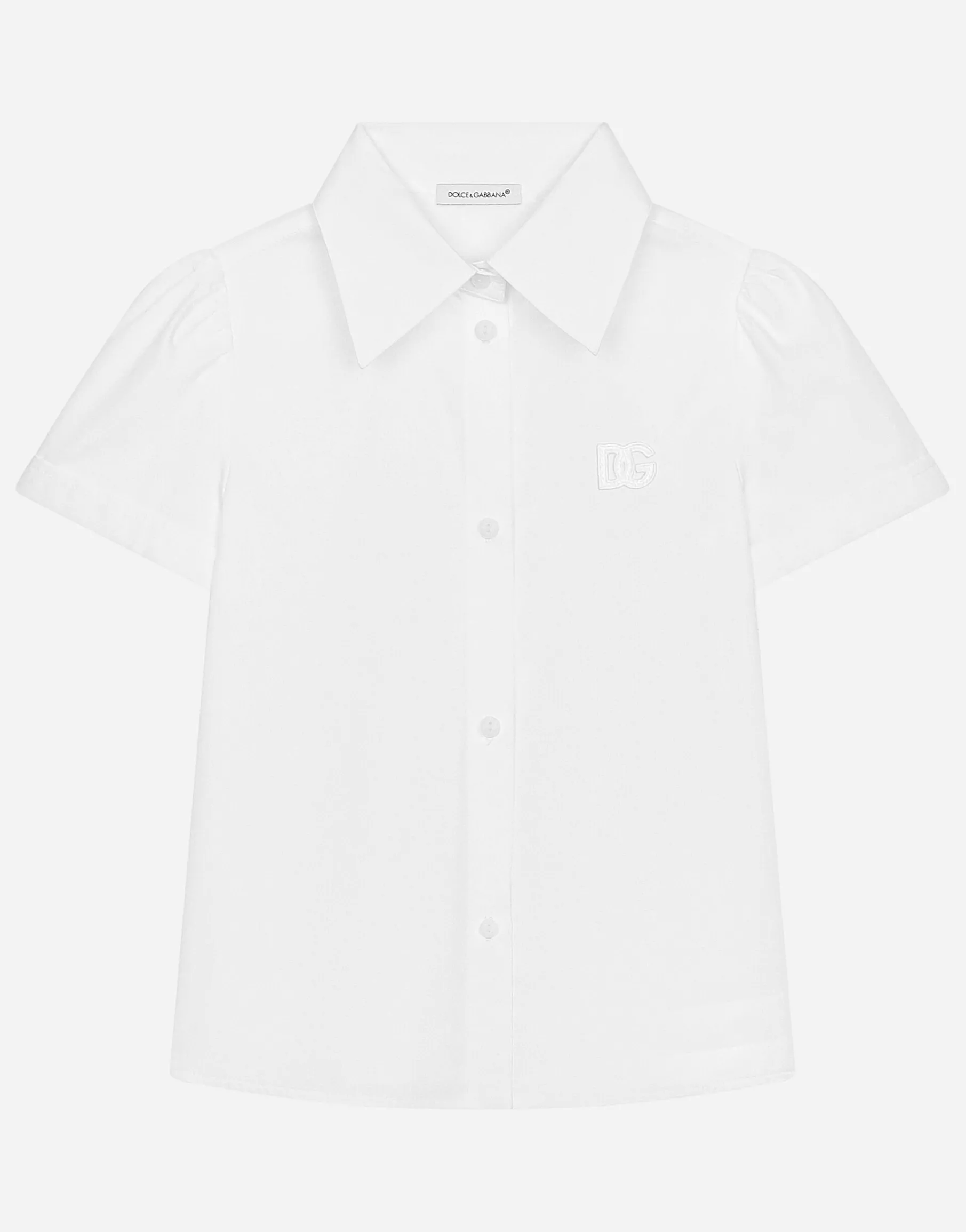 Cotton shirt with DG logo