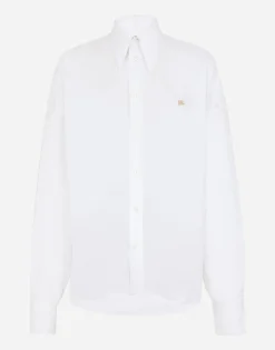 Cotton shirt with DG logo