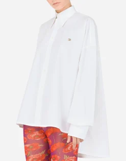 Cotton shirt with DG logo
