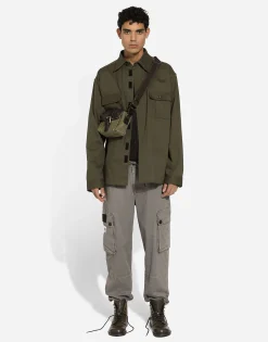 Cotton shirt with pockets
