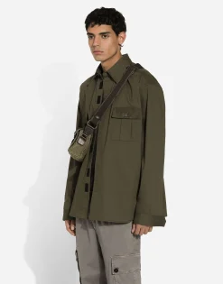 Cotton shirt with pockets