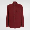 Cotton shirt with tag