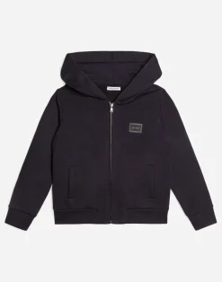 Cotton sweatshirt with logo