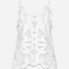 Cotton top with cut-out detailing