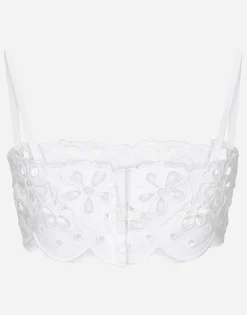 Cotton top with cut-out detailing