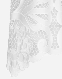 Cotton top with cut-out detailing